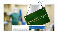 Desktop Screenshot of kliniken-ek.de